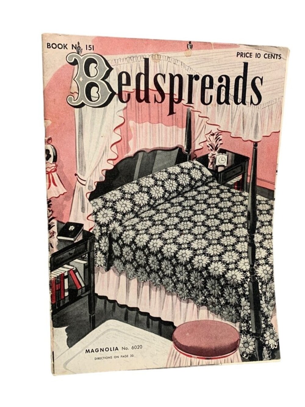 Magnolia No. 6020 Bedspreads Pattern Book No. 151 Vintage